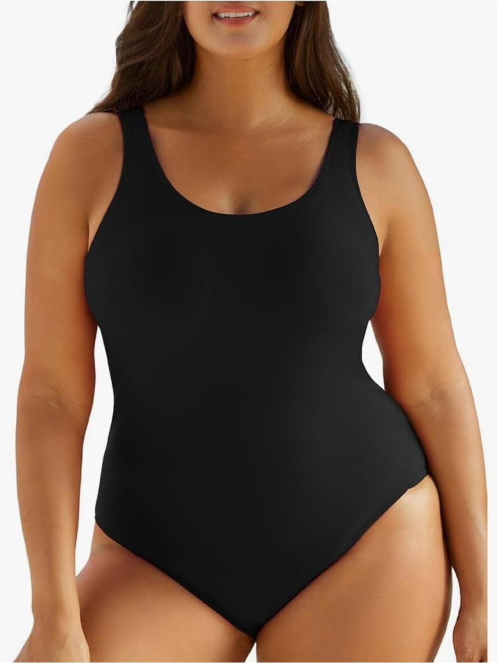 Eytino Sz XXL~Swimsuit Women Back Crisscross Sports Tummy Control Bathing Suits